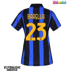 Inter Milan Nicolo Barella #23 Dámské Domácí Dres 2026-27 Krátký Rukáv